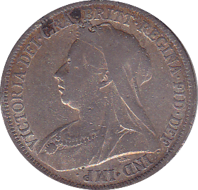 1899 SHILLING ( F ) - Shilling - Cambridgeshire Coins