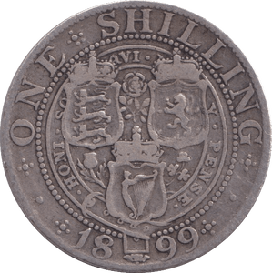 1899 SHILLING ( FINE ) - Shilling - Cambridgeshire Coins