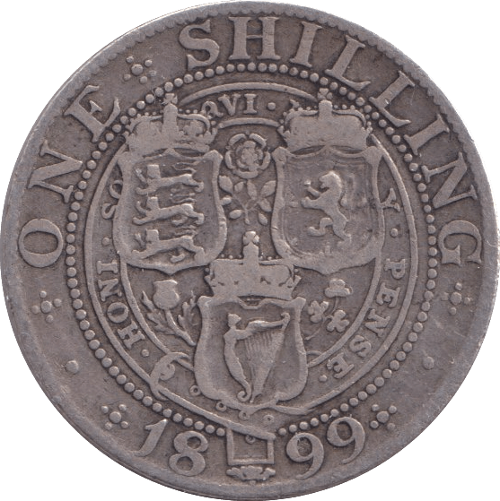 1899 SHILLING ( FINE ) - Shilling - Cambridgeshire Coins