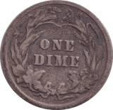 1899 SILVER 1 DIME USA - SILVER WORLD COINS - Cambridgeshire Coins