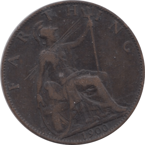 1900 FARTHING ( FAIR ) - Farthing - Cambridgeshire Coins