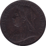 1900 FARTHING ( UNC ) C - Farthing - Cambridgeshire Coins