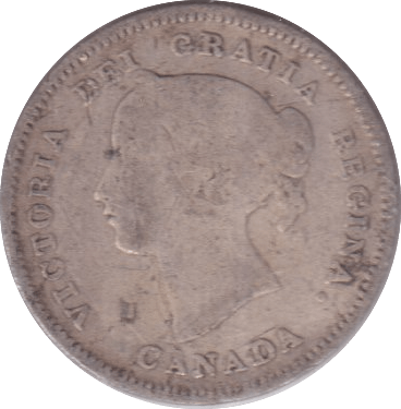 1900 SILVER 5 CENT CANADA - SILVER WORLD COINS - Cambridgeshire Coins