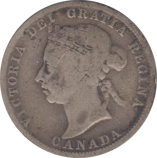 1900 SILVER TWENTY FIVE CENTS CANADA - SILVER WORLD COINS - Cambridgeshire Coins