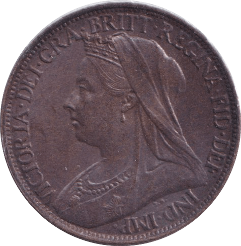 1901 FARTHING ( UNC ) - Farthing - Cambridgeshire Coins