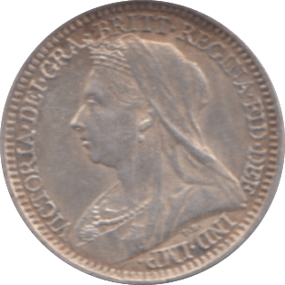 1901 MAUNDY TWOPENCE ( EF ) REF 22 - Maundy Coins - Cambridgeshire Coins