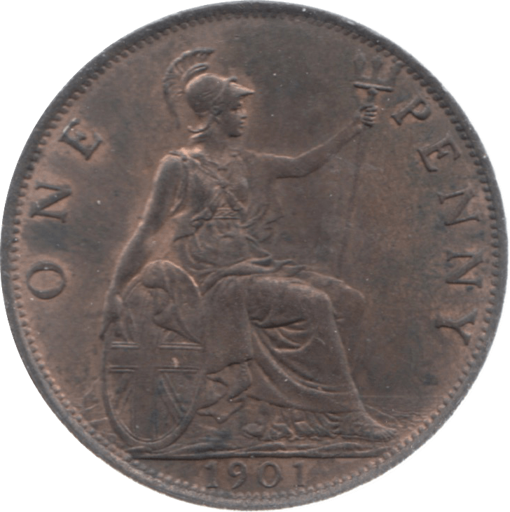 1901 PENNY ( AUNC ) 23 - Penny - Cambridgeshire Coins