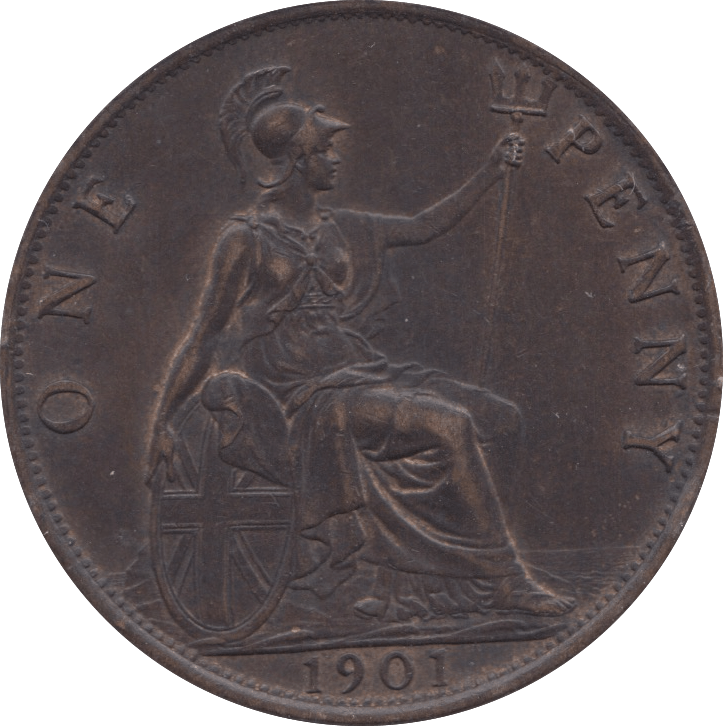 1901 PENNY ( EF ) 4 - Penny - Cambridgeshire Coins