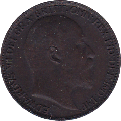 1902 FARTHING ( GEF ) - Farthing - Cambridgeshire Coins