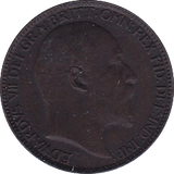 1902 FARTHING ( GEF ) - Farthing - Cambridgeshire Coins