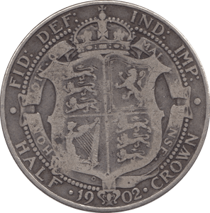 1902 HALFCROWN ( FINE ) - HALFCROWN - Cambridgeshire Coins