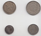 1902 MAUNDY SET EDWARD VII - Maundy Set - Cambridgeshire Coins