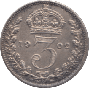 1902 MAUNDY THREEPENCE ( PROOF ) - Maundy Coins - Cambridgeshire Coins