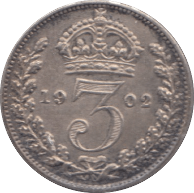 1902 MAUNDY THREEPENCE ( PROOF ) - Maundy Coins - Cambridgeshire Coins