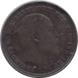 1902 ONE THIRD FARTHING ( GVF ) 12 - One Third Farthing - Cambridgeshire Coins