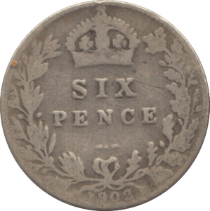 1902 SIXPENCE ( FAIR ) 1 - Sixpence - Cambridgeshire Coins