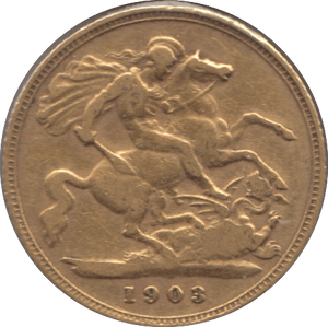 1903 GOLD HALF SOVEREIGN 2 - Half Sovereign - Cambridgeshire Coins