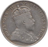 1903 SILVER 10 CENTS CANADA - WORLD SILVER COINS - Cambridgeshire Coins