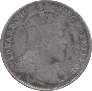 1903 SILVER 10 CENTS CEYLON - SILVER WORLD COINS - Cambridgeshire Coins