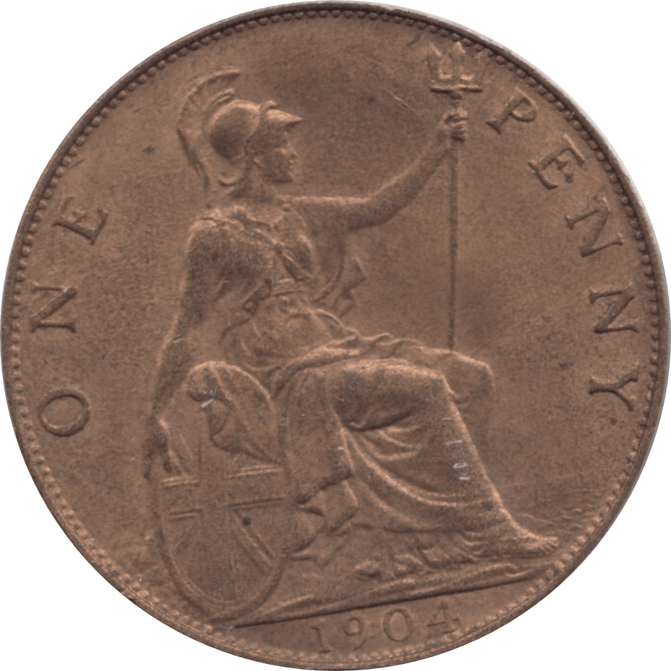 1904 PENNY 1 ( AUNC ) 68 - Penny - Cambridgeshire Coins