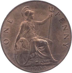 1904 PENNY ( UNC ) 7 - Penny - Cambridgeshire Coins