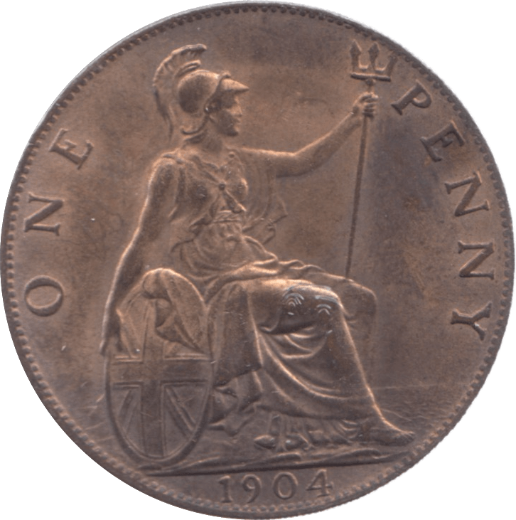 1904 PENNY ( UNC ) 7 - Penny - Cambridgeshire Coins