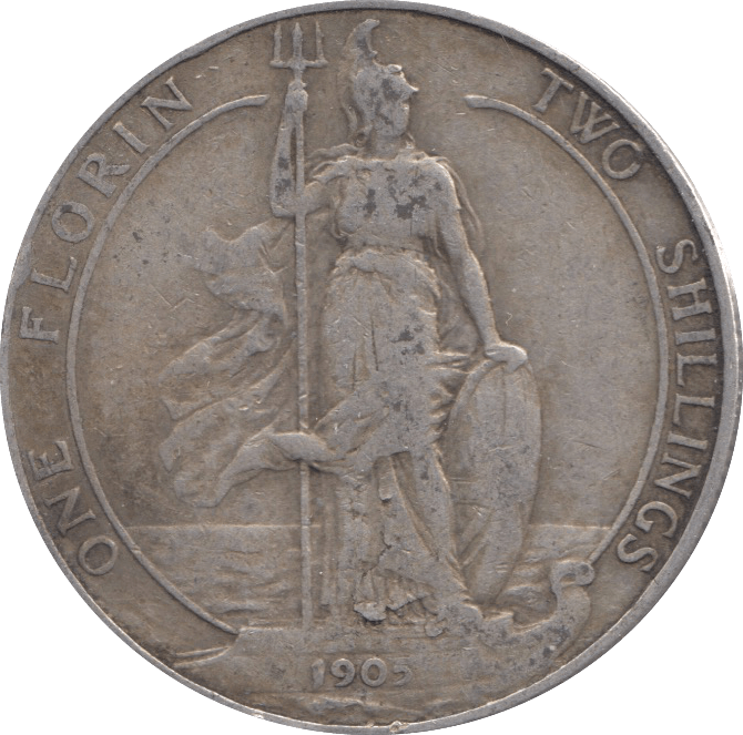 1905 FLORIN ( GF ) 4 - Florin - Cambridgeshire Coins