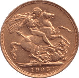 1905 GOLD SOVEREIGN ( EF ) SYDNEY MINT - Sovereign - Cambridgeshire Coins