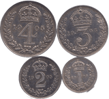 1905 MAUNDY SET EDWARD VII - Maundy Set - Cambridgeshire Coins