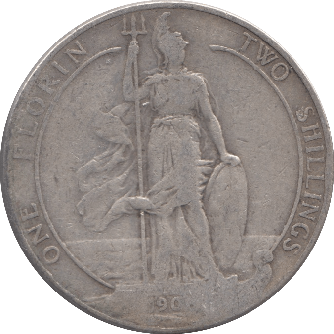 1906 FLORIN ( FINE ) 8 - Florin - Cambridgeshire Coins