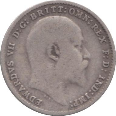 1906 THREEPENCE ( FINE ) - Threepence - Cambridgeshire Coins