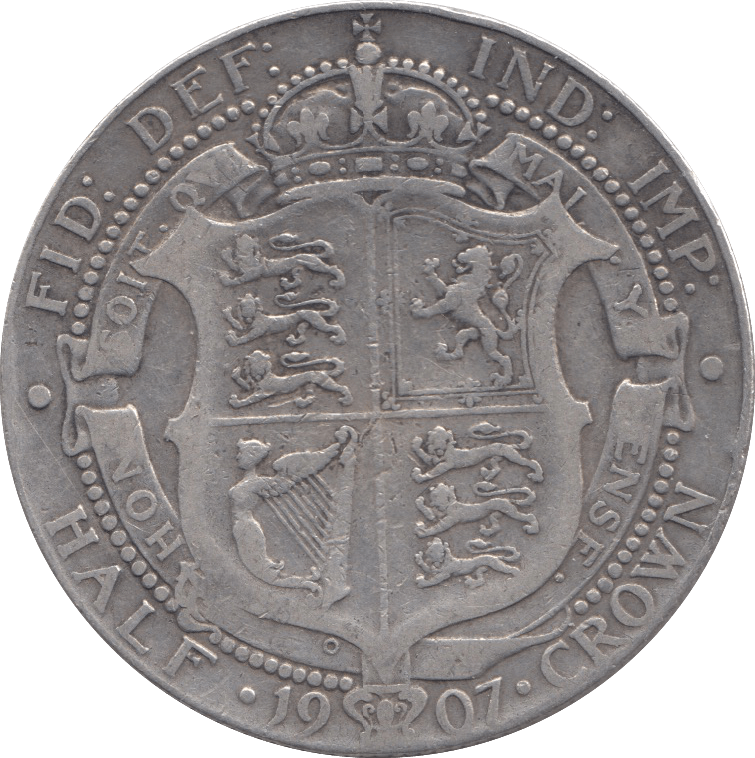 1907 HALFCROWN ( GF ) 3 - Halfcrown - Cambridgeshire Coins