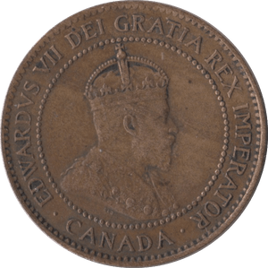 1907 ONE CENT CANADA - WORLD COINS - Cambridgeshire Coins