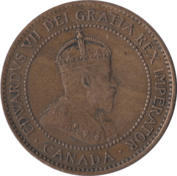 1907 ONE CENT CANADA - WORLD COINS - Cambridgeshire Coins