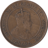 1907 ONE CENT CANADA - WORLD COINS - Cambridgeshire Coins