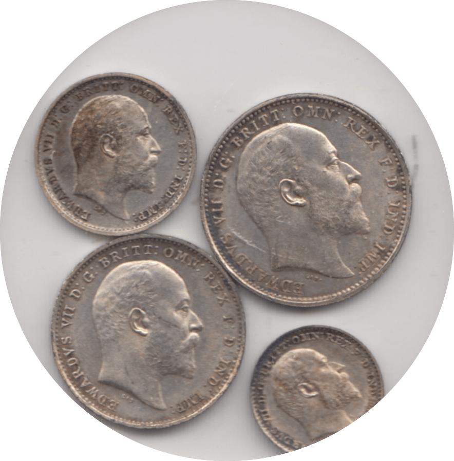 1908 MAUNDY SET ( UNC ) - Cambridgeshire Coins – Cambridgeshire Coins