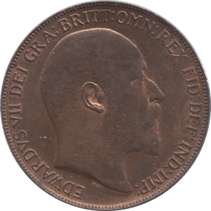 1908 PENNY ( UNC ) - Penny - Cambridgeshire Coins