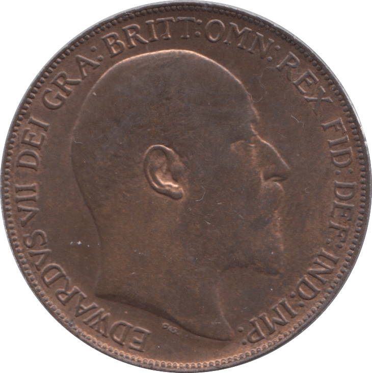 1908 PENNY ( UNC ) - Penny - Cambridgeshire Coins