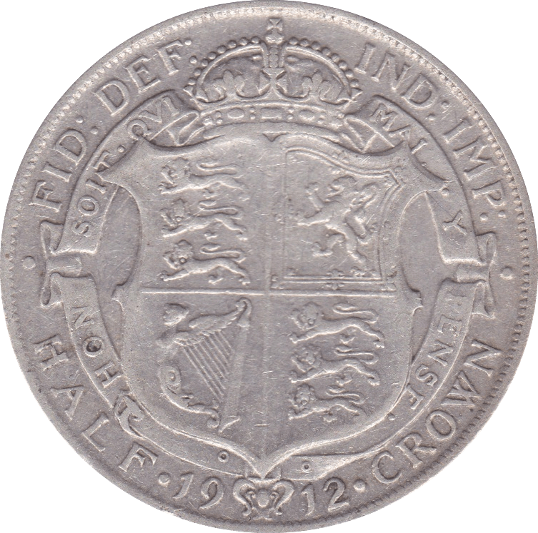 1912 HALFCROWN ( GF ) B - Halfcrown - Cambridgeshire Coins