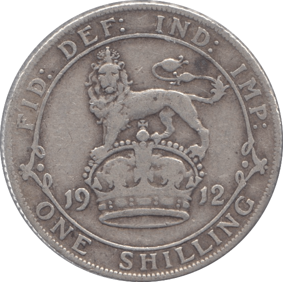 1912 SHILLING ( GF ) - Shilling - Cambridgeshire Coins