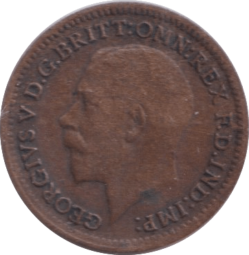 1913 THIRD FARTHING ( GVF ) - One Third Farthing - Cambridgeshire Coins