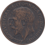 1917 FARTHING ( FAIR ) - Farthing - Cambridgeshire Coins