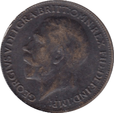 1917 FARTHING ( GVF ) - Farthing - Cambridgeshire Coins