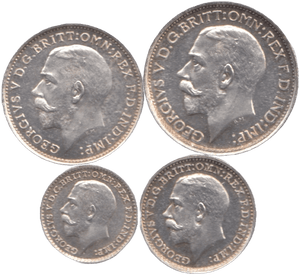 1917 MAUNDY SET GEORGE V - Maundy Set - Cambridgeshire Coins