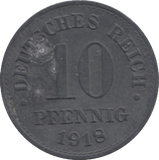 1918 10 PFENNING GERMANY - WORLD COINS - Cambridgeshire Coins