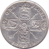 1918 FLORIN ( VF ) . B - Florin - Cambridgeshire Coins