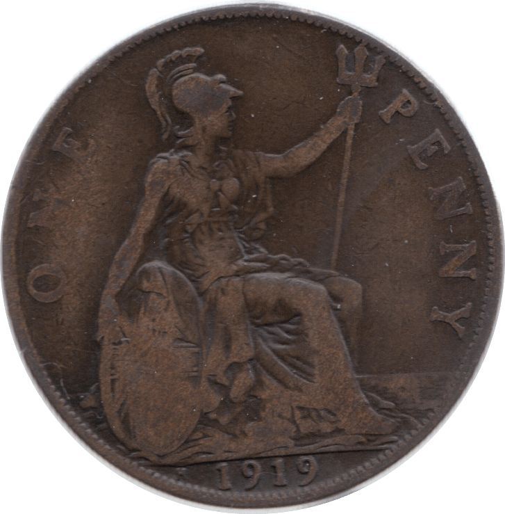 1919 H PENNY ( F ) - Penny - Cambridgeshire Coins