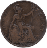 1919 H PENNY ( F ) - Penny - Cambridgeshire Coins