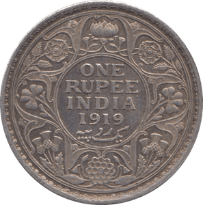 1919 SILVER EAST INDIA COMPANY ONE RUPEE - SILVER WORLD COINS - Cambridgeshire Coins