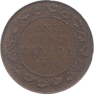 1920 CANDA ONE CENT - WORLD COINS - Cambridgeshire Coins